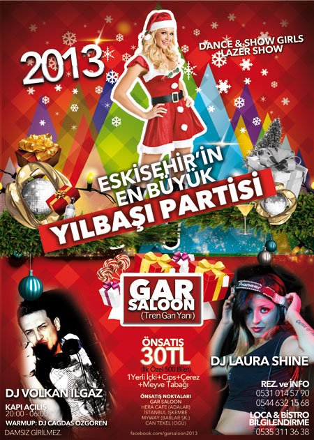 Gar Saloon 2013 Yılbaşı Programı