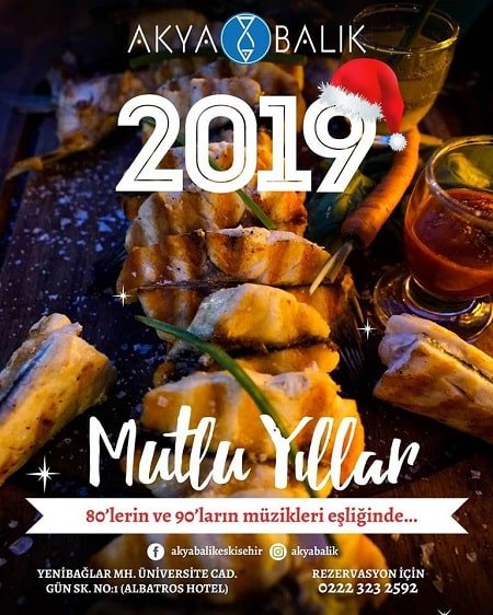 Akya Balık Eskişehir Yılbaşı Yemeği 2019