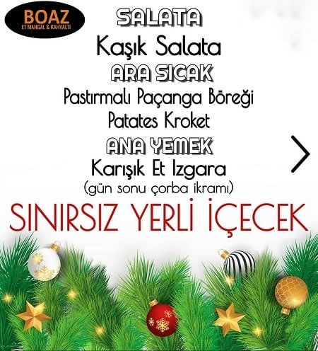 Boaz Et Mangal 2019 Yılbaşı