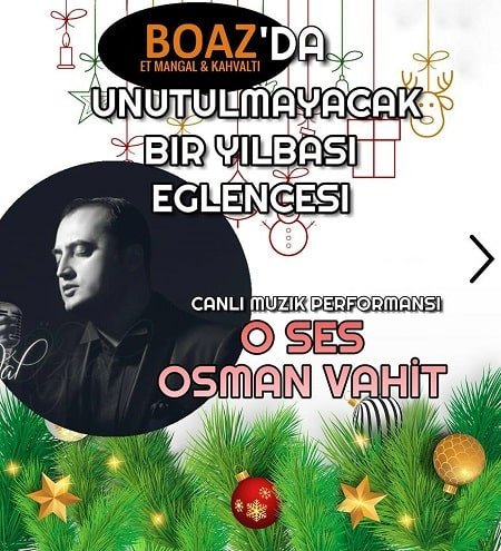 Boaz Et Mangal Yılbaşı Programı 2019