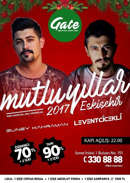 Gate Yılbaşı Programı 2017 Eskişehir