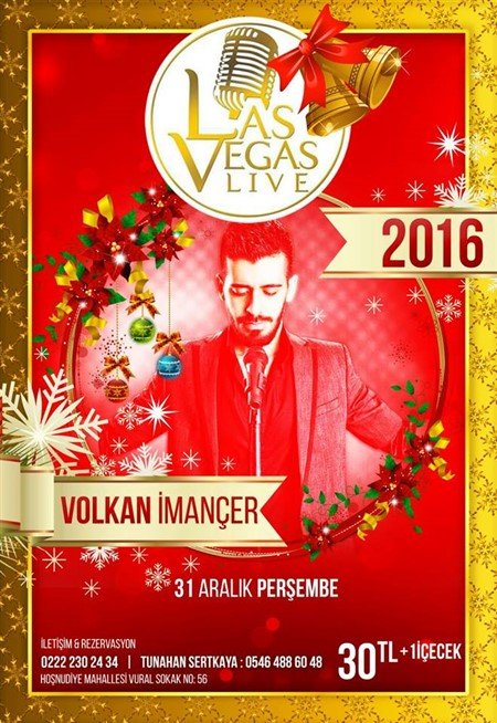 Las Vegas Cafe & Bar Yılbaşı Programı 2016