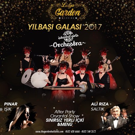 Lidya Garden Yılbaşı Programı 2017