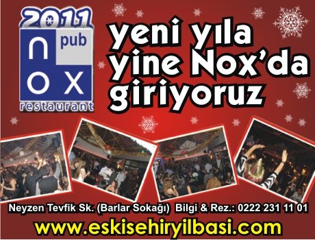 Nox Pub 2011 Yılbaşı Programı