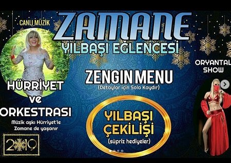 Zamane Meyhane Yılbaşı Programı 2019