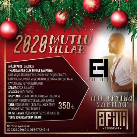 Afilli Eskişehir Yılbaşı 2020