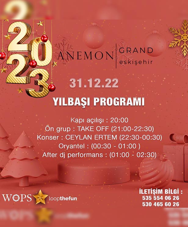 Anemon Otel Yılbaşı 2023 