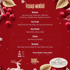 Eskişehir Baba Yorgun Meyhanesi 2026 Yılbaşı