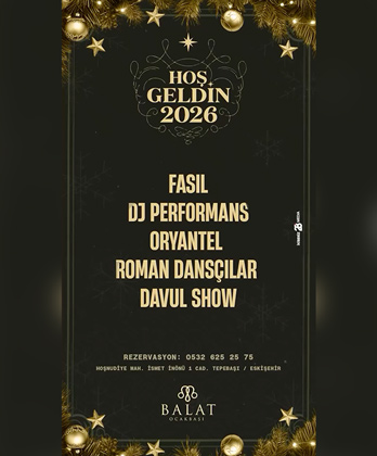 Balat Eskişehir Yılbaşı 2026