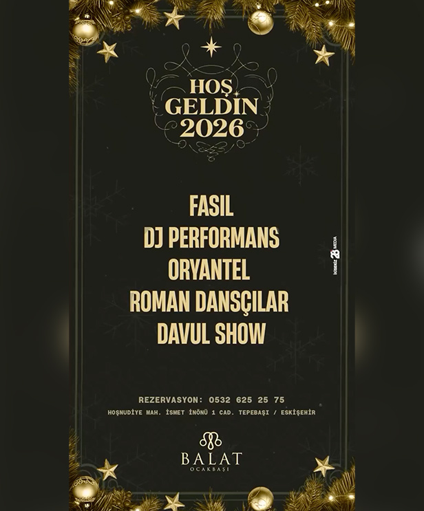 Balat Ocakbaşı Eskişehir 2026 Yılbaşı
