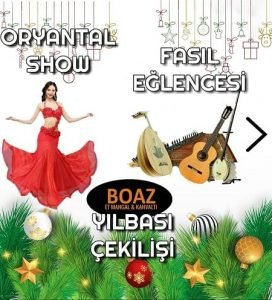 Boaz Et Mangal Eskişehir Yılbaşı Programı