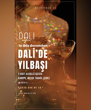 Dali Coctail Bar 2024 Yılbaşı Programı