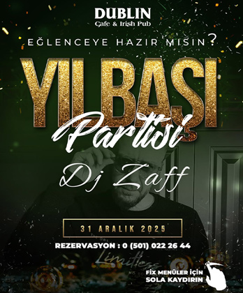 Dublin Cafe & Irish Pub Eskişehir 2026 Yılbaşı