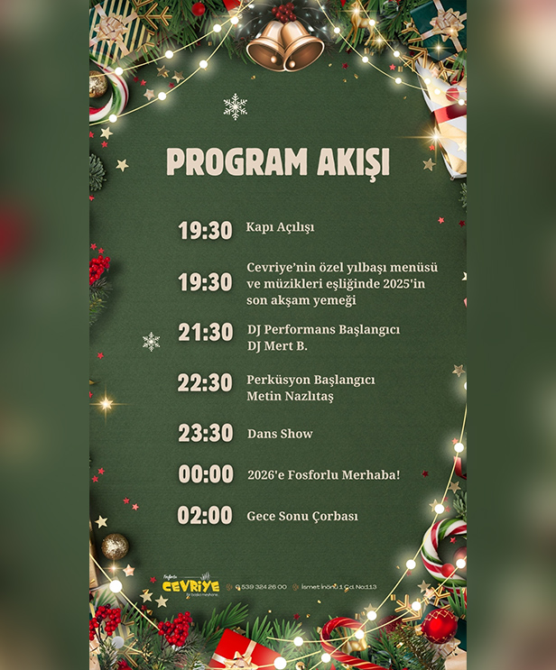 Fosforlu Cevriye Eskişehir Yılbaşı 2026