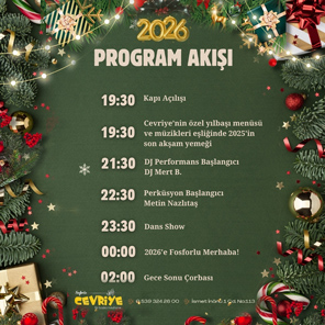 Fosforlu Cevriye Eskişehir Yılbaşı 2026