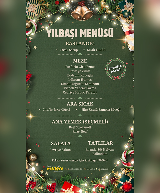 Fosforlu Cevriye Eskişehir Yılbaşı 2026