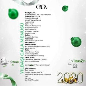 Gaga Restaurant Eskişehir Yılbaşı 2020