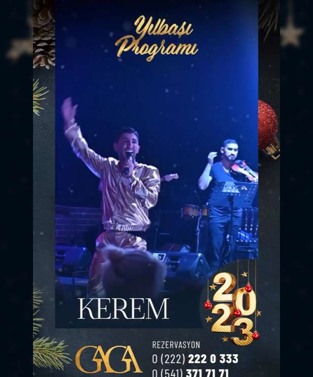 Gaga Eskişehir Yılbaşı Programı 2023