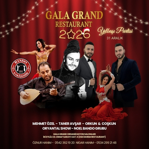 Gala Grand 2026 Yılbaşı Programı