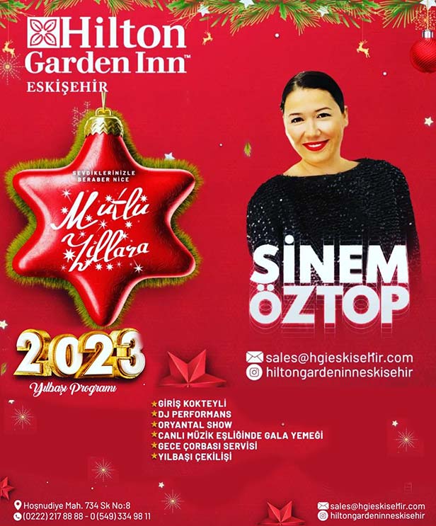 Hilton Garden Inn Yılbaşı Programı 2023