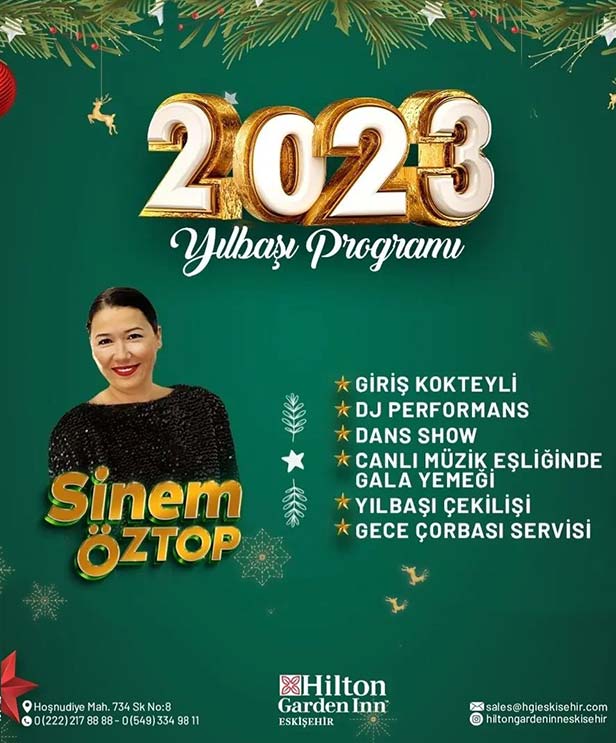 Hilton Garden Inn Yılbaşı Programı 2023