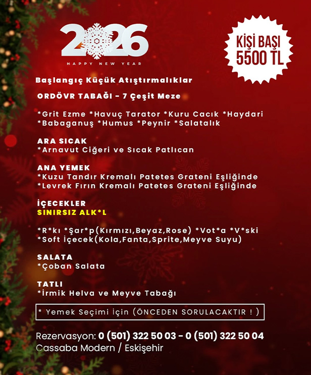 Ho Sete Eskişehir 2026 Yılbaşı