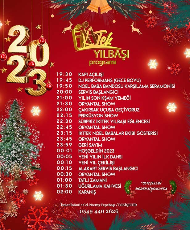 İki Tek Eskişehir Yılbaşı 2023
