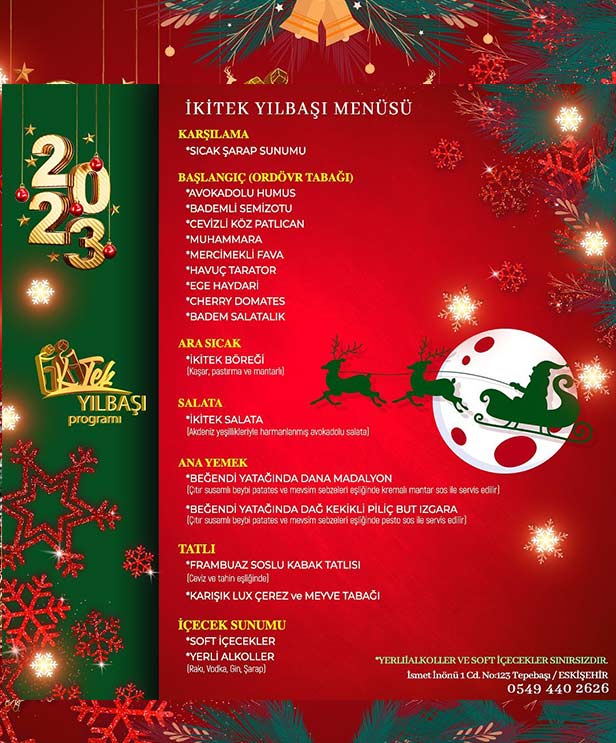 İki Tek Eskişehir Yılbaşı 2023