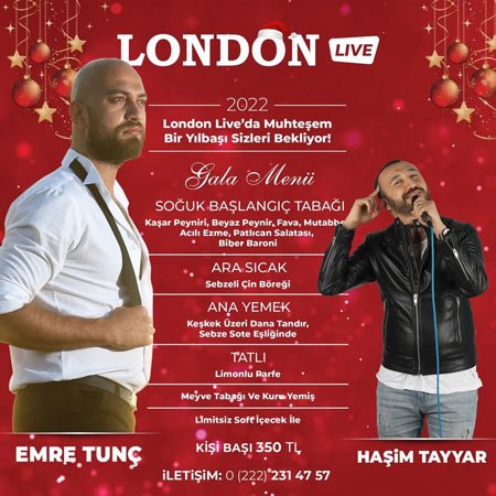 London Live Eskişehir Yılbaşı 2022