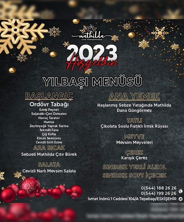 Mathilda Eskişehir Yılbaşı 2023