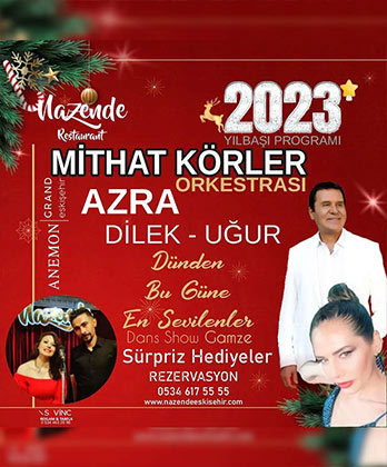 Nazende Eskişehir Yılbaşı 2023