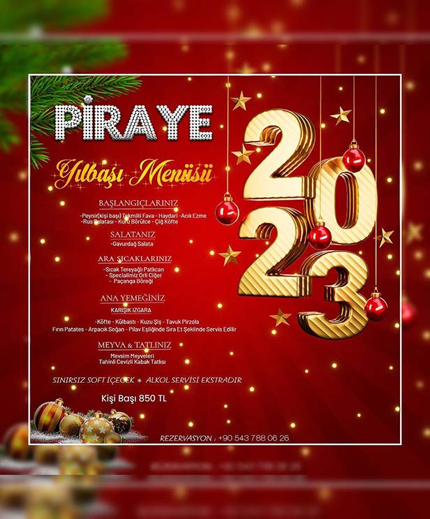 Piraye Sahne Eskişehir Yılbaşı 2023