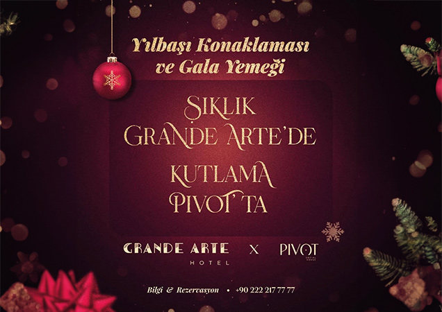 Grande Arte & Pivot Pub Eskişehir 2026 Yılbaşı