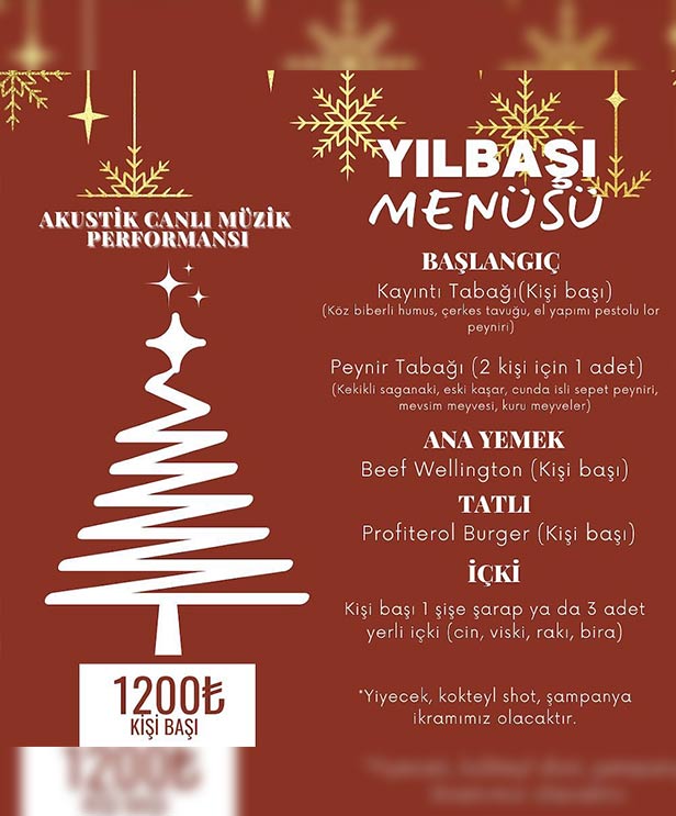 Raffine Eskişehir Yılbaşı Programı 2023