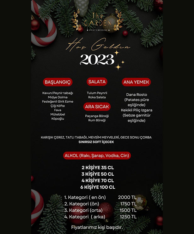 The Garden Batıkent Yılbaşı 2023