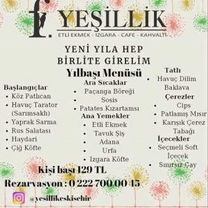 Yeşillik Eskişehir Yılbaşı 2020